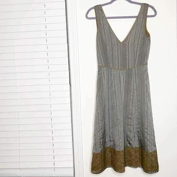 Kate Sylvester Linen Blend Sleeveless Dress - Picture 4 of 7